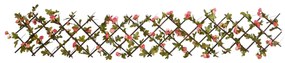  Treliça hera artificial extensível 5 pcs 180x20 cm rosa escuro
