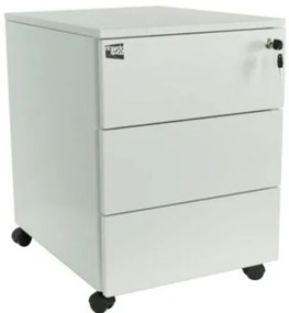 Bloco de Gavetas 400x540x520 mm Metálico Cinza - Riva