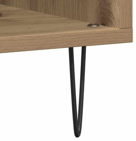 Armário para Gravação vidaXL Preto Carvalho 84,5x38x89 cm Madeira Enge