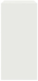 Aparador 67x39x83 cm aço branco