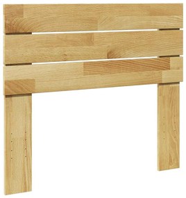 vidaXL Cabeceira 90 cm Madeira Maciça Carvalho