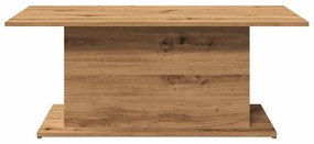 Mesa centro 102x55,5x40cm derivados madeira carvalho artisiano