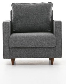 Sofá de 1 Lugar Eva – Cinzento – 85x82x90 cm