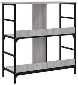 Estante 78,5x33x82 cm derivados de madeira cinzento sonoma