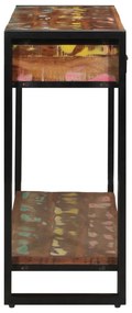 Mesa de Consola vidaXL Multicolorido 120x33x75 cm Madeira Recuperada
