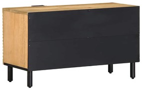 Móvel de TV 80x31,5x46 cm madeira de mangueira maciça castanho