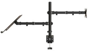 Suporte para monitor VESA 75/100 mm aço preto