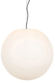 Candeeiro de teto exterior moderno branco 56 cm IP65 - Nura Moderno
