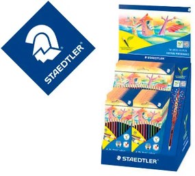 Lápis de Cores Staedtler Wopexecologico Expositor de 20 Caixas de 12 Cores e 5 Caixas de 24 Cores