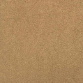 Sofá-luvas 120 cm veludo castanho