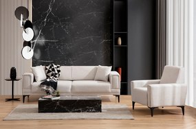 Sofá de 1 Lugar Horizon – Ecru – 90x85x77 cm