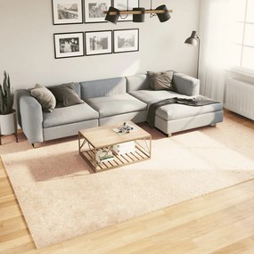 vidaXL Tapete pelo curto macio e lavável HUARTE 240x340 cm bege