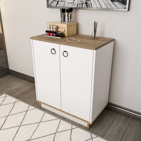 Console Nuanse – Branco Nogueira – 72x83,1x42 cm