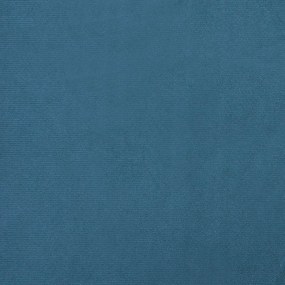 Cama para cães 60x40x30 cm veludo azul