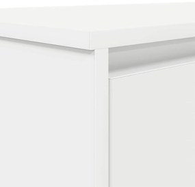 Secretária 120x42x76 cm derivados de madeira branco