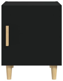 Mesa de cabeceira madeira processada preto