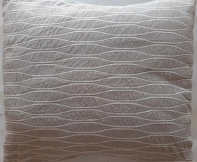 50x50 cm - Capa almofada 100% algodão Taupe: 2 Capas de almofada 50x50 cm