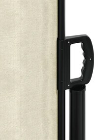 Toldo lateral retrátil 100x500 cm cor creme