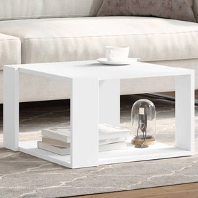 Mesa de centro 51,5x51,5x30 cm derivados de madeira branco