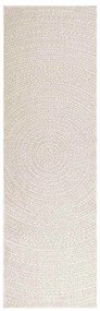 Tapete ZIZUR creme 80x250cm aspeto de juta interior e exterior
