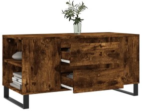 Mesa de centro derivados de madeira carvalho fumado