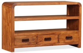 Móvel de TV madeira de acácia maciça 90x30x55 cm