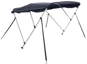 Toldo de 3 arcos Bimini c/ paredes laterais 183x(137-152)x137cm