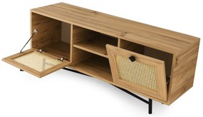 ****  
TV Stand Begonya – Carvalho Preto – 140x60x40 cm

**