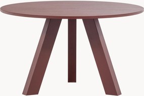 Mesa de jantar redonda em madeira de carvalho Rhonda