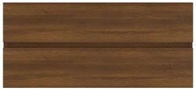 Móvel lavatório 100x38,5x45 cm deriv. madeira carvalho castanho