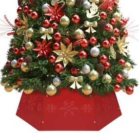 Saia para árvore de Natal Ø68x25 cm vermelho