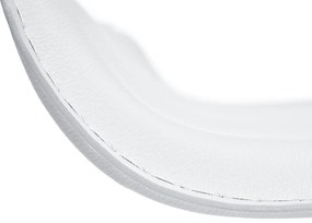 Banco de bar DYN em couro sintético 38 x 65-85 x 41 cm Branco