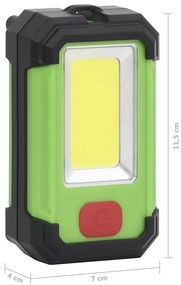 Holofote LED portátil alimentado a luz solar 7W branco frio