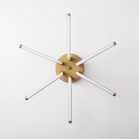 Chandelier Leddaisy – Dourado – 55 x 25 x 55 cm