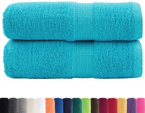 Toalhas de mãos premium SOLUND 2 pcs 30x30cm 600 g/m2 turquesa