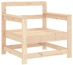 Cadeiras de jardim c/ almofadões 2 pcs pinho maciço