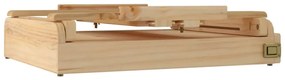 Cavalete de mesa com gaveta 41,5x37x12 cm pinho maciço