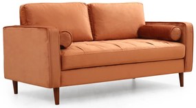 Sofá de 2 Lugares Rome – Laranja – 175 cm x 90 cm x 70 cm