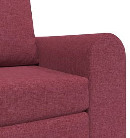 Sofá Cama 2 em 1 Bordô 98x71x83 cm Tecido