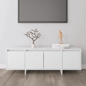Móvel de TV 120x30x40,5 cm derivados de madeira branco