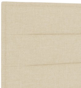 Cama de tecido creme vidaXL 200x200 cm