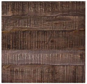 Mesa de centro 50x50x35 cm madeira de mangueira maciça