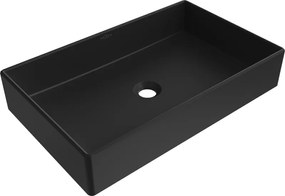 Mexen Goya lavatório de bancada 60 x 37 cm, preto fosco - 22186085