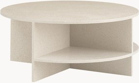 Mesa de centro redonda em terrazzo Halves