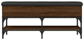 Banco sapateira 102x32x45cm derivados madeira carvalho castanho