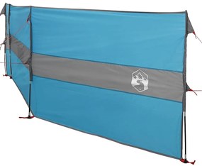 Corta-vento de campismo 490x123 cm impermeável azul