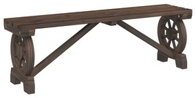 3 pcs conjunto de jantar p/ jardim madeira de abeto maciça