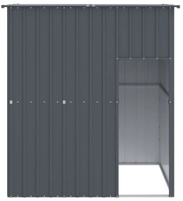 Casota para cães com telhado aço galvanizado antracite
