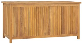 Caixa para jardim 114x50x58 cm madeira de teca maciça