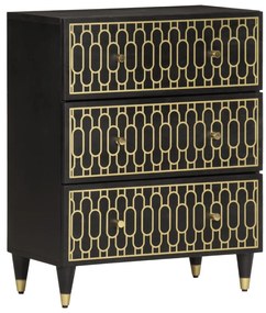 vidaXL Móvel de apoio 60x33x75 cm madeira de mangueira maciça